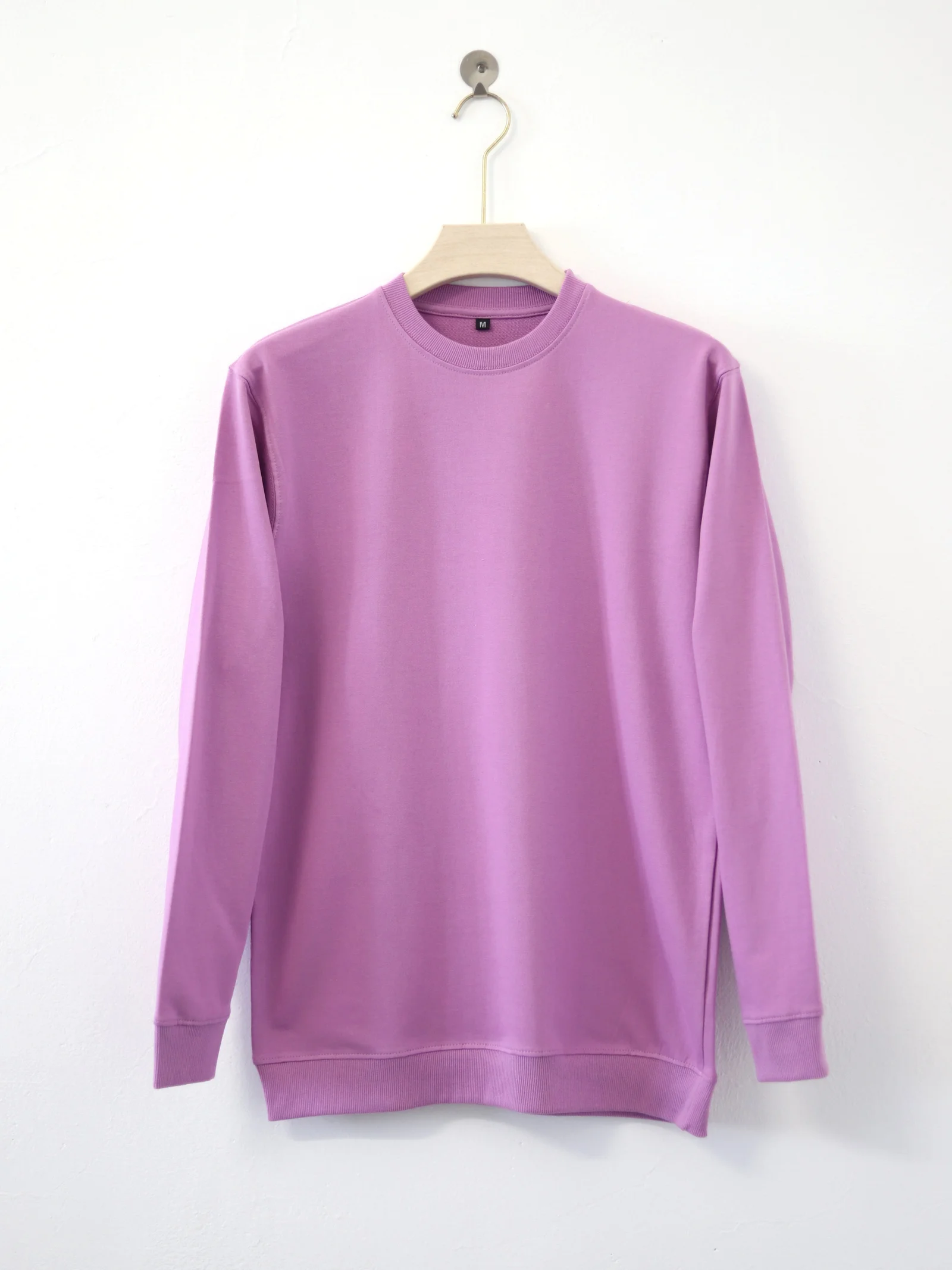Cotton Full Sleeve Sweatshirt For Men (LAVENDOR)
